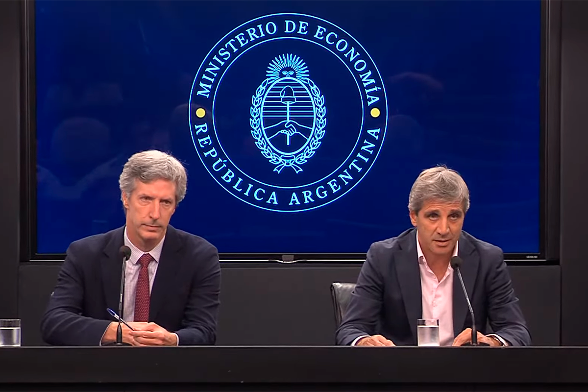 Caputo confirm el acuerdo con el FMI y un desembolso por 4.700 millones de dlares
