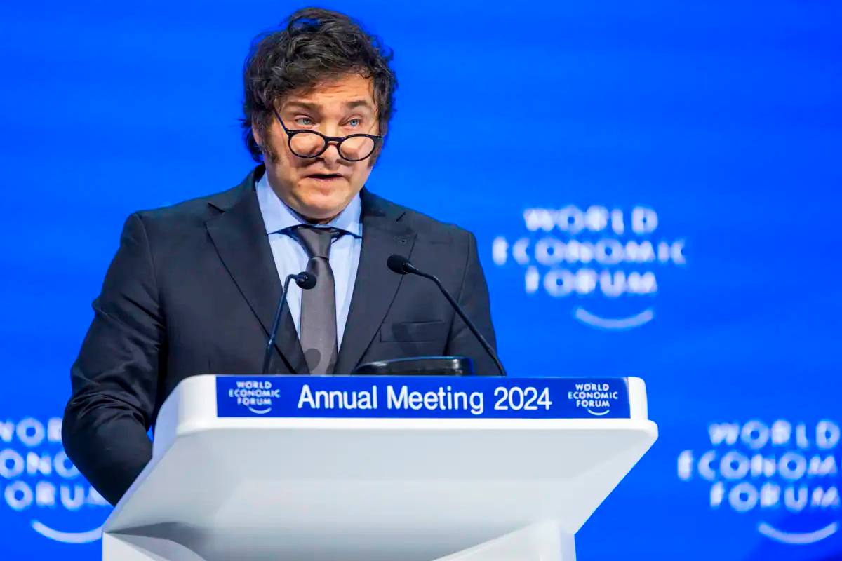 Milei, en Davos: 'Occidente est en peligro, abren las puertas al socialismo'